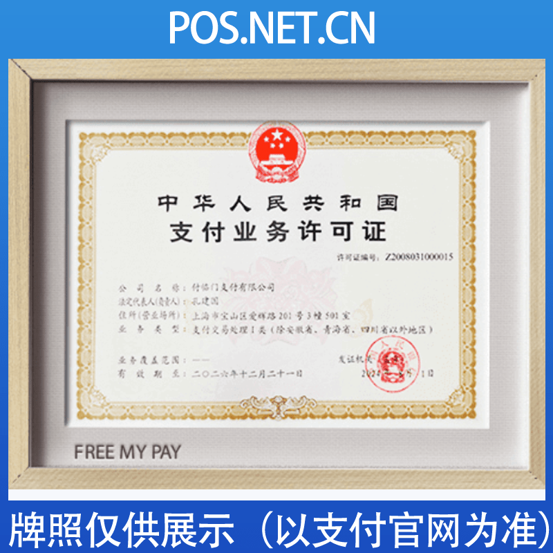 临高付临门支付牌照